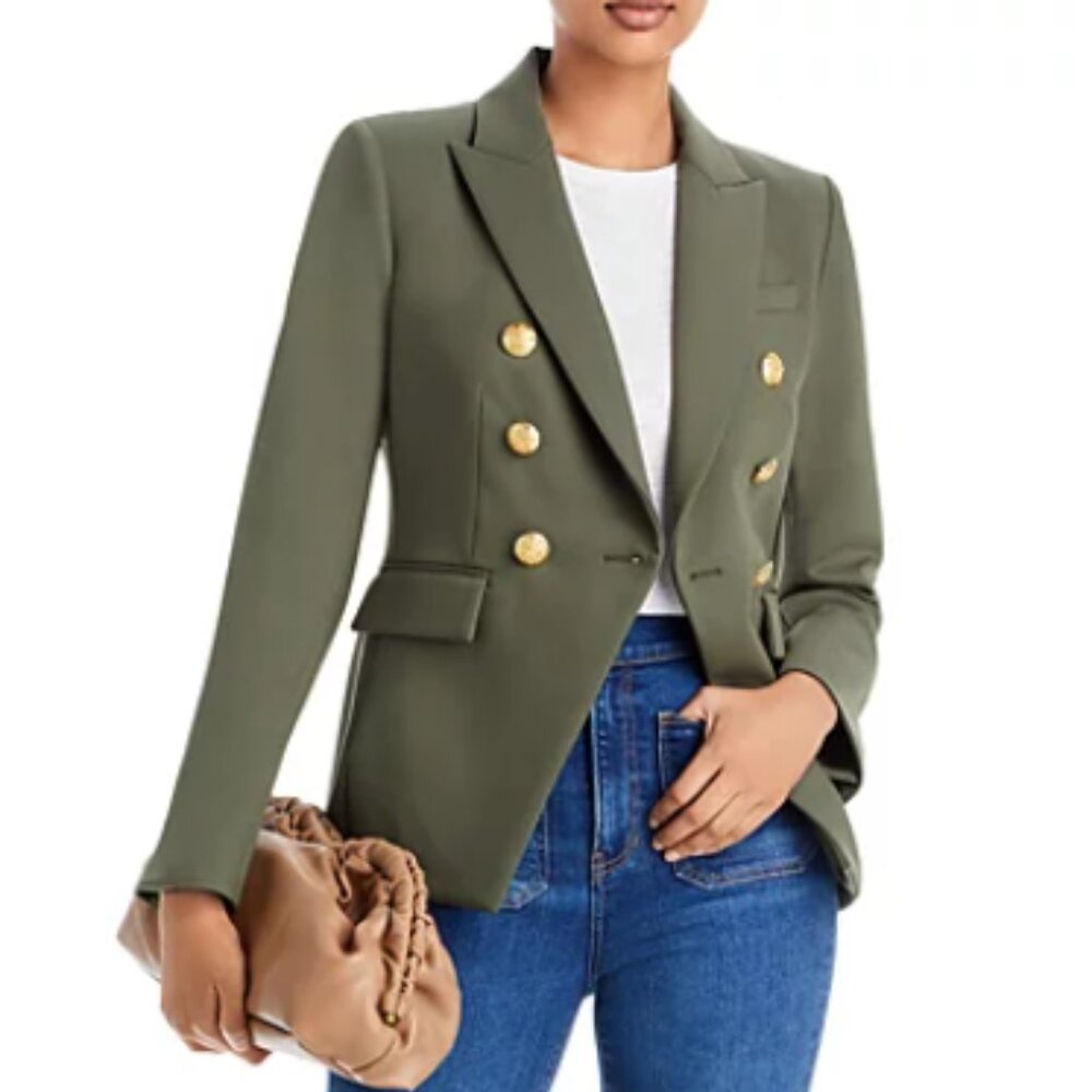 Veronica Beard Miller Dickey Double Breasted Blazer 150 Anniversary Exclusive